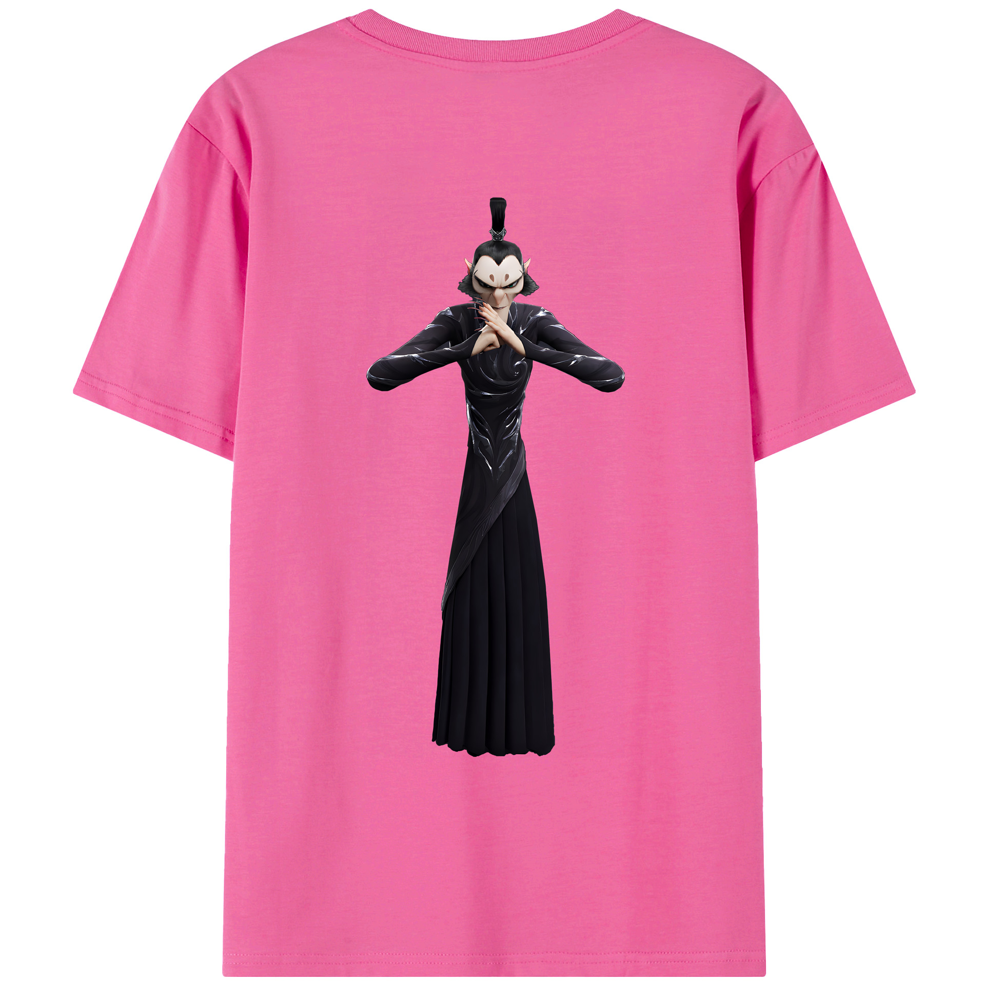 （画像用） Ne Zha 2 ナタ 魔童の大暴れ レディース半袖Tシャツ(バックプリント)